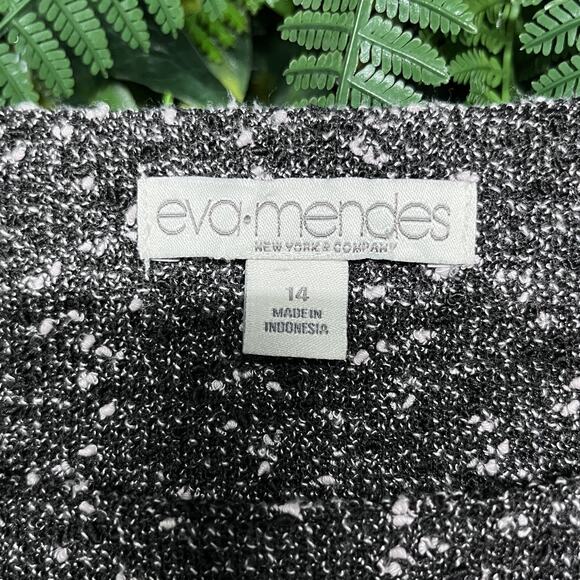 EVA MENDES Dress Women 14 Brown Beige Fit Flare Sheath Career Cocktail 2677 - Picture 4 of 7